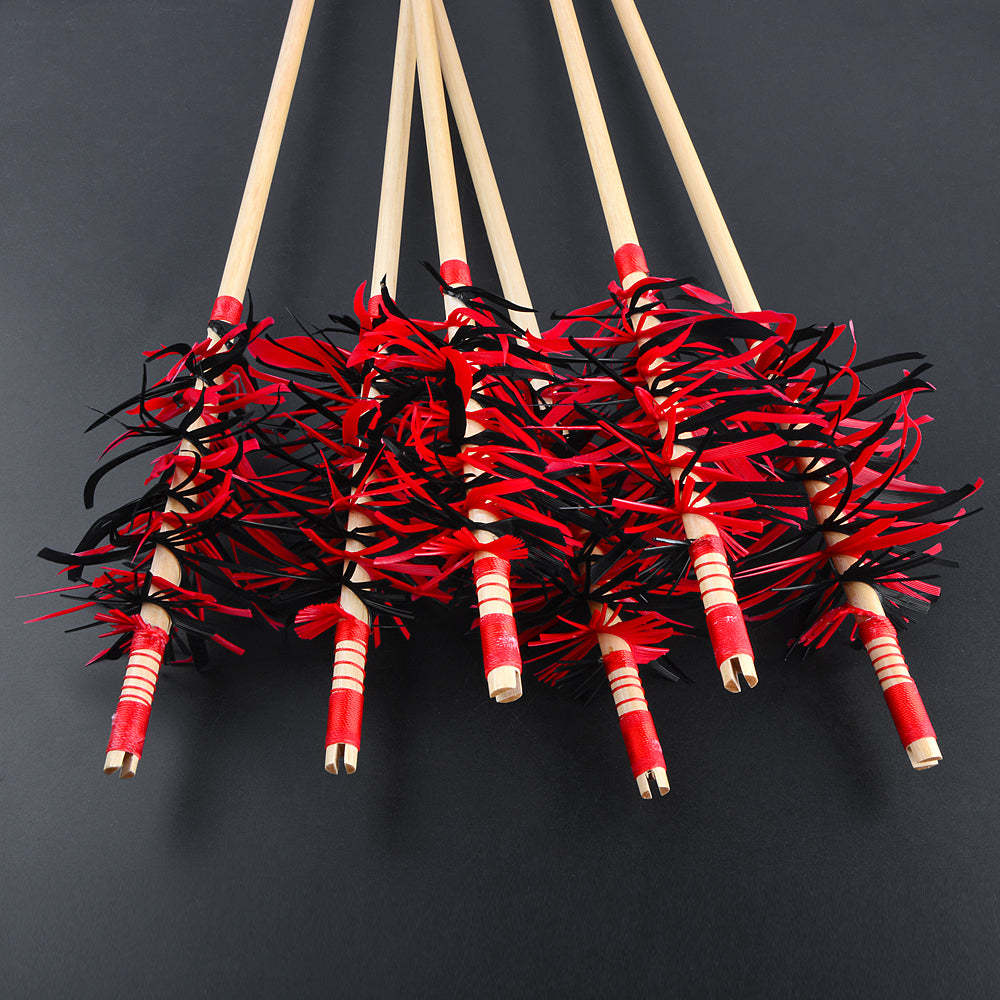 🎯DIY Handmade Archery Flu-Flu Wooden Arrows-AMEYXGS Archery