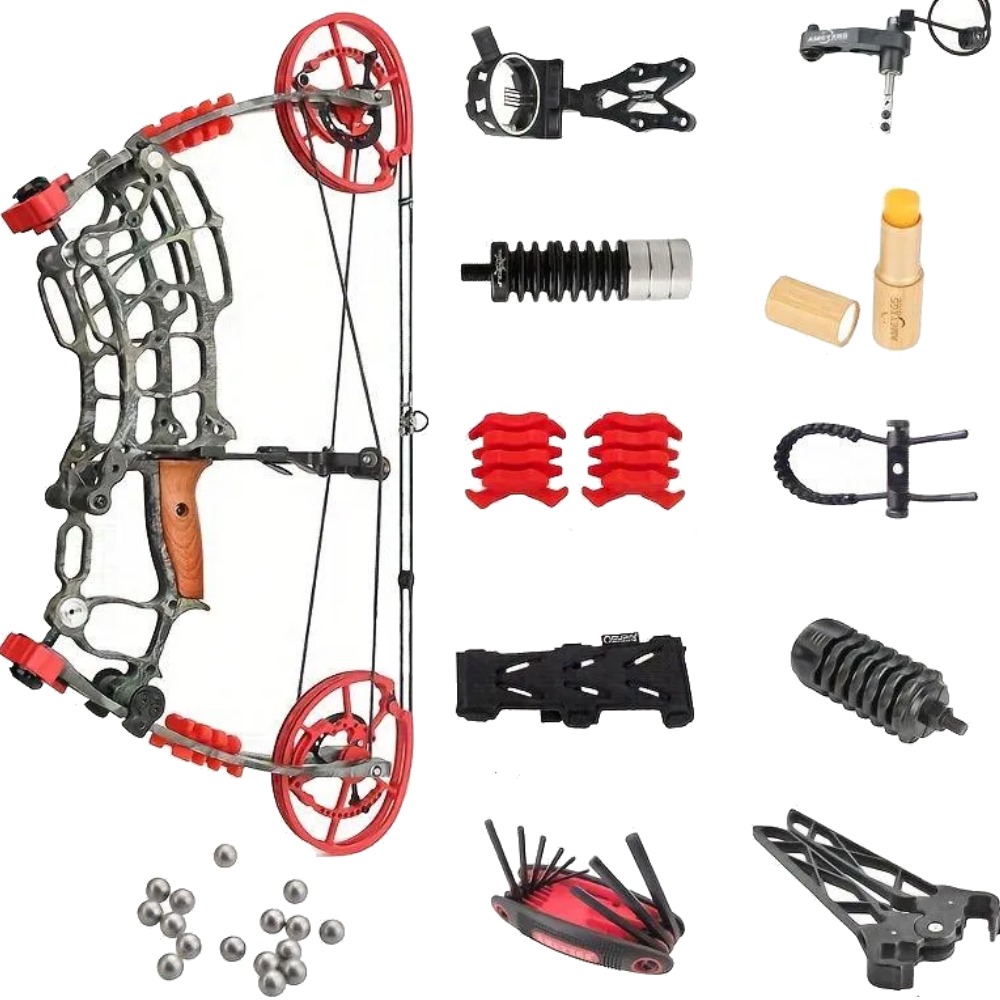 AMEYXGS Archery Dual Purpose Compound Bow Kit 30-60lbs