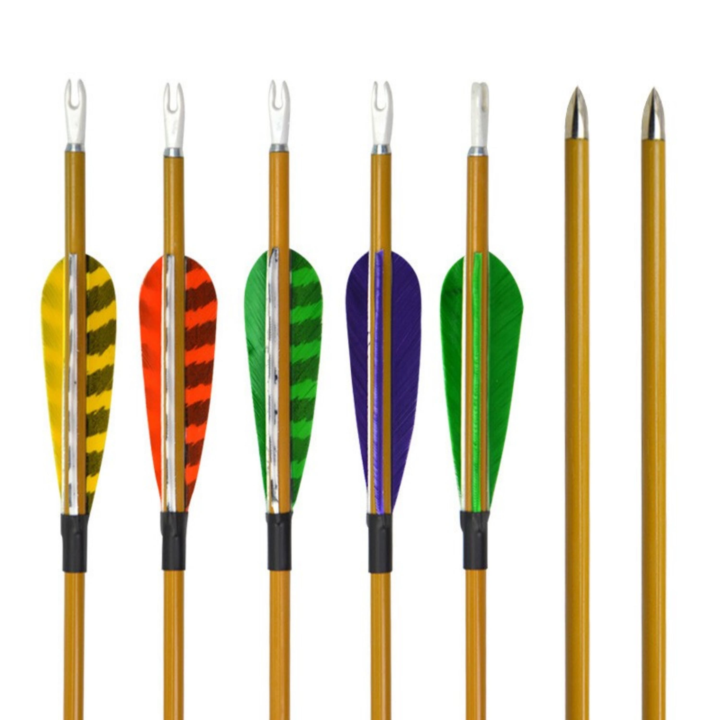 AMEYXGS Archery Spine 900 Carbon Arrow Turkey Feathers