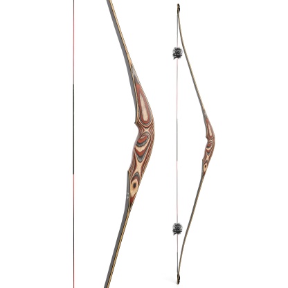 Traditional 58" Archery Hybrid Longbow RH/LH 20-55# @28"