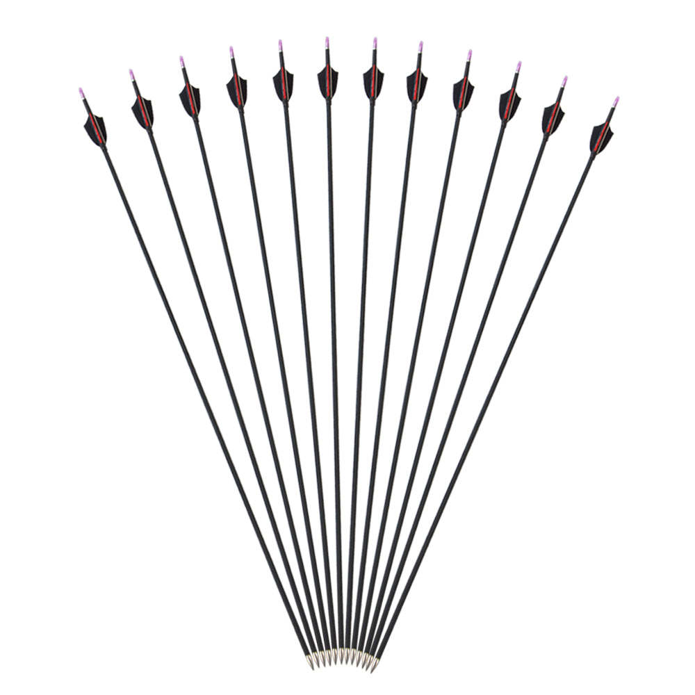 🎯SP1000 Carbon Arrows Natural Feather Archery-AMEYXGS Archery