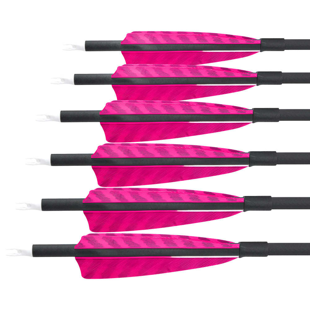 🎯50pcs Arorw Feathers 3‘’4‘’ 5''Turkey Archery for DIY Arrows Practice Target-AMEYXGS Archery
