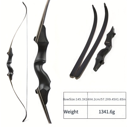 1 Set High-Quality Recurve Bow Set  for Target Shooting & Hunting