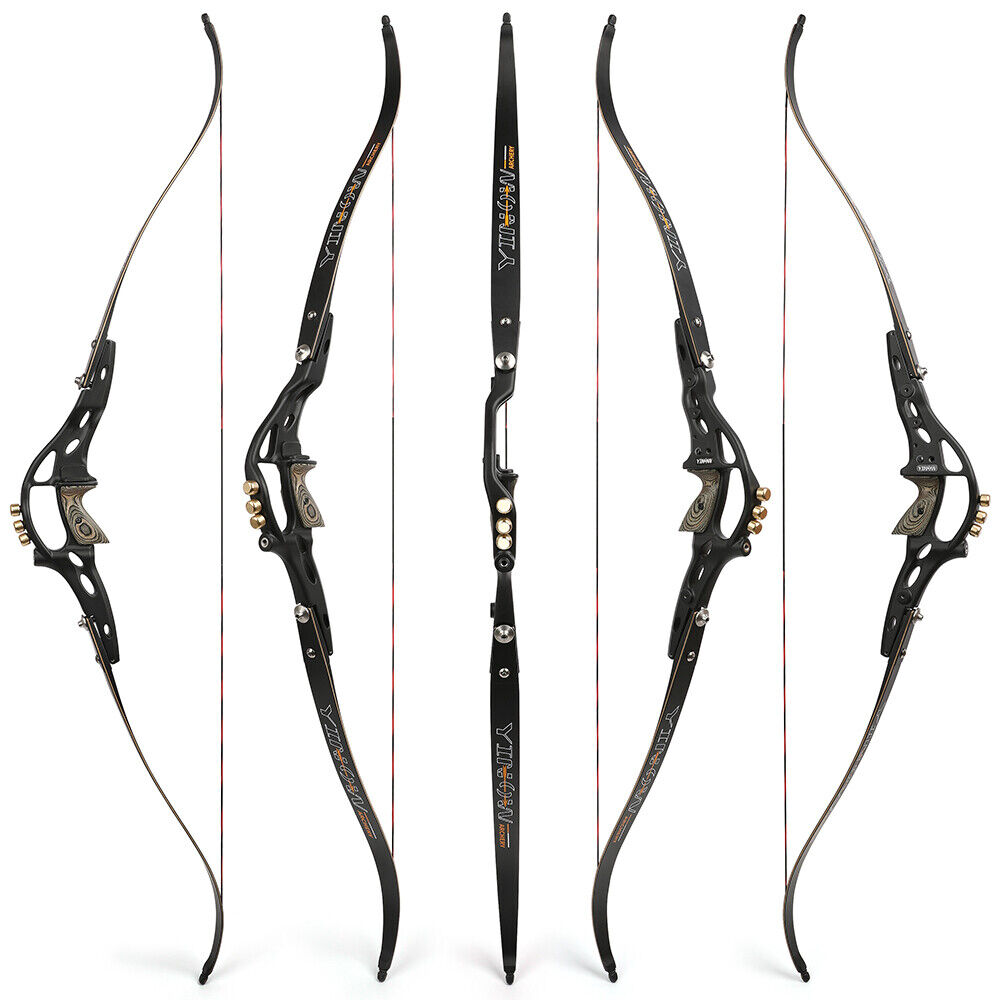 ILF 62'' Recurve Bow 20-50lbs Limbs Bamboo  19'' Riser American Bow