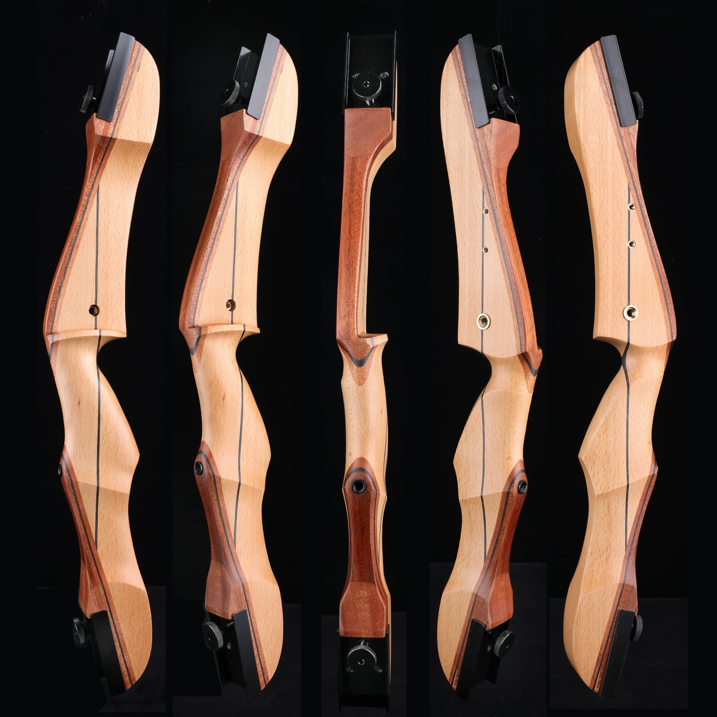 Recurve Bow Complete Kit 66'' for Hunting & Practice 14-24lbs