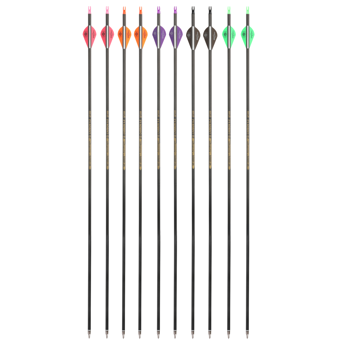  AMEYXGS Archery Carbon Arrows for Targert Hunting bow( 1 Dozen）