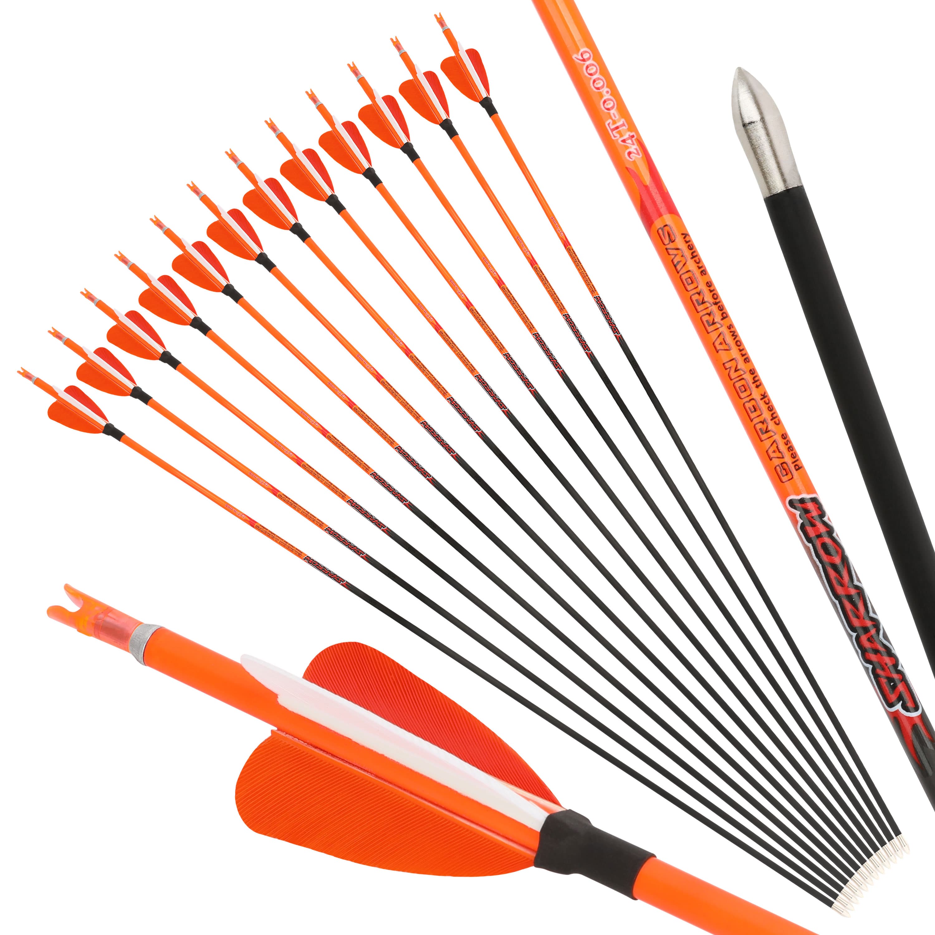 Storm Arrows Archery Turkey Feather Spine500 for Recurve Compound Hunting