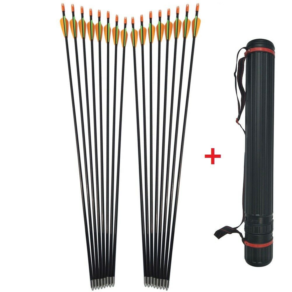 🎯Fiberglass Arrows Archery Quiver Safety Target Practice Children-AMEYXGS Archery