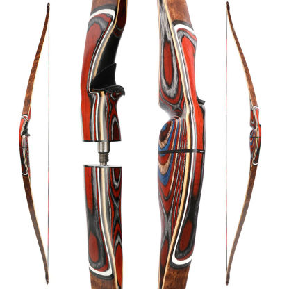 🎯58'' Takedown Traditional Recurve Bow-AMEYXGS Archery