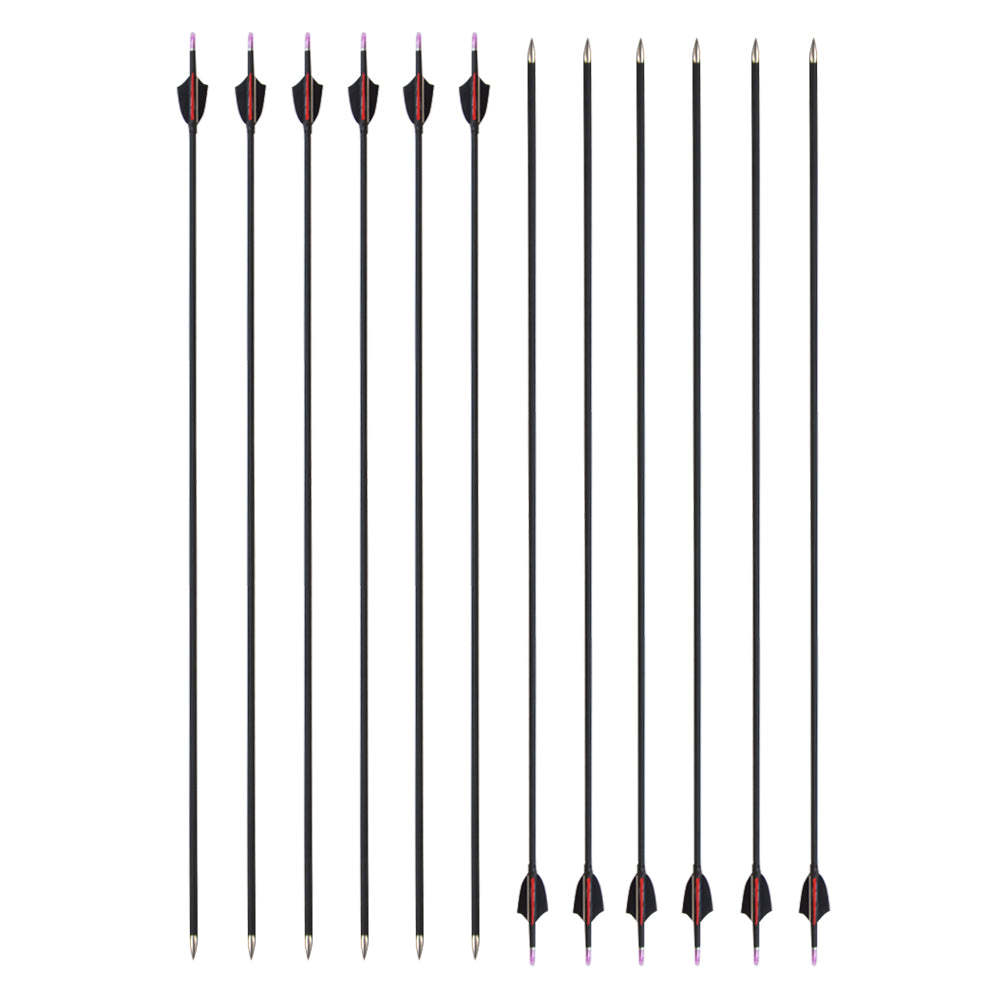🎯SP1000 Carbon Arrows Natural Feather Archery-AMEYXGS Archery