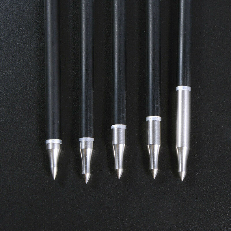 🎯Archery Pure Steel Broadheads 75-300grain Arrowheads Points-AMEYXGS Archery