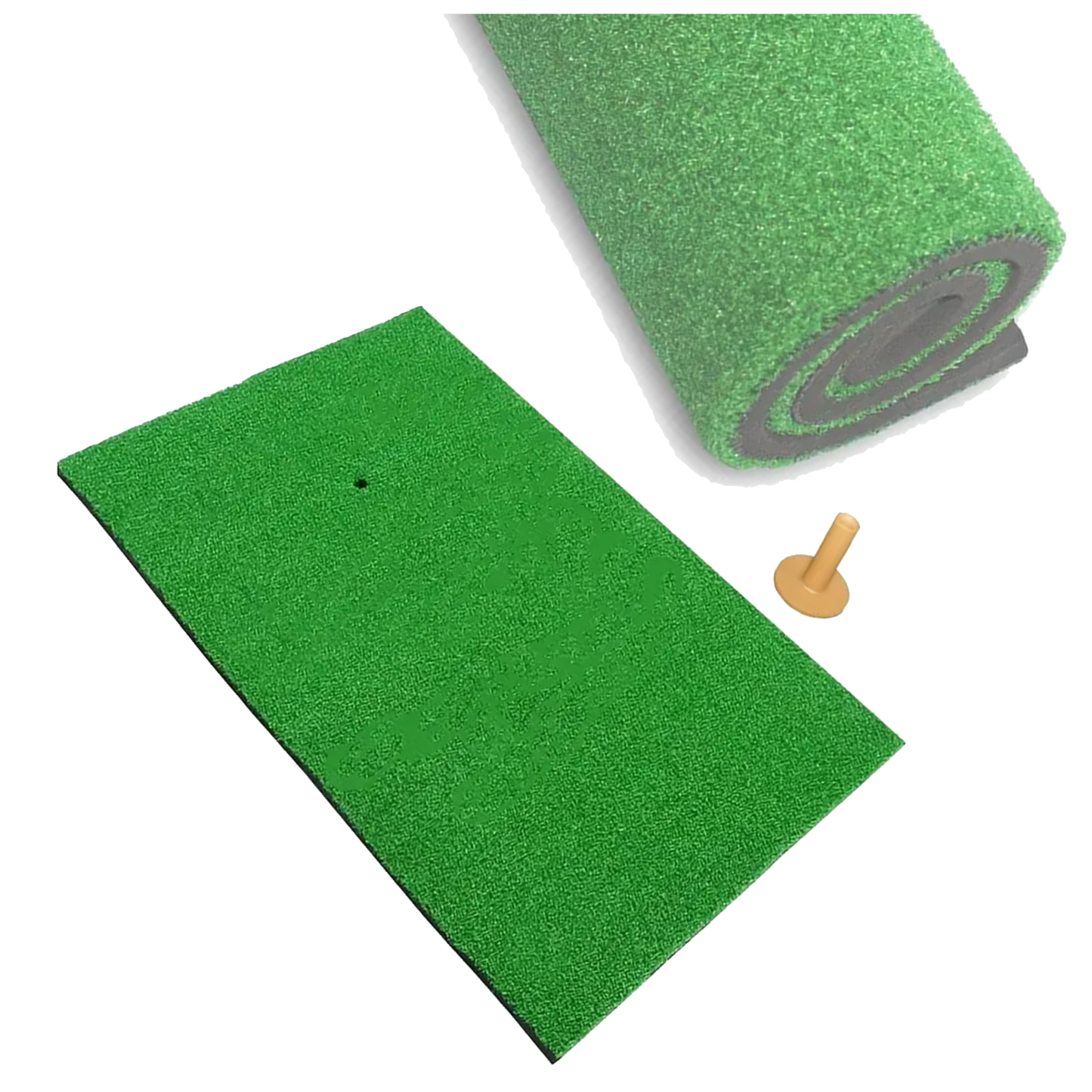 Artificial Turf Golf Training Mat Portable Practice Pad Tee Indoor use
