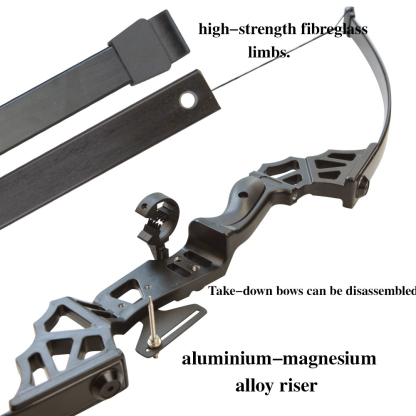 AMEYXGS Archery Straight Bow Kit for Hunting Beginners