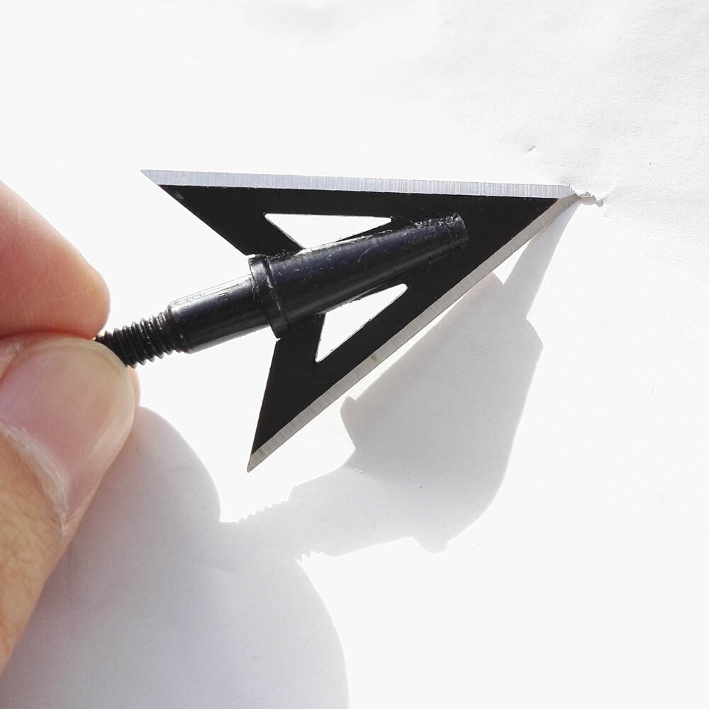 12pcs Arrowheads Broadheads + Box Archery Hunting  Bow