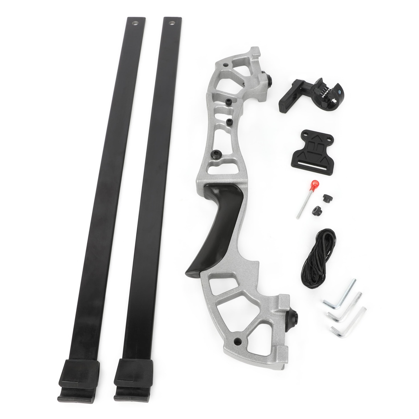 Straight Recurve Bow Set 52" 30–50lbs Target Shooting