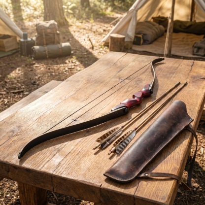 Rock Bear Recurve Bow 20-60lb Takedown Bow 60" Archery Set