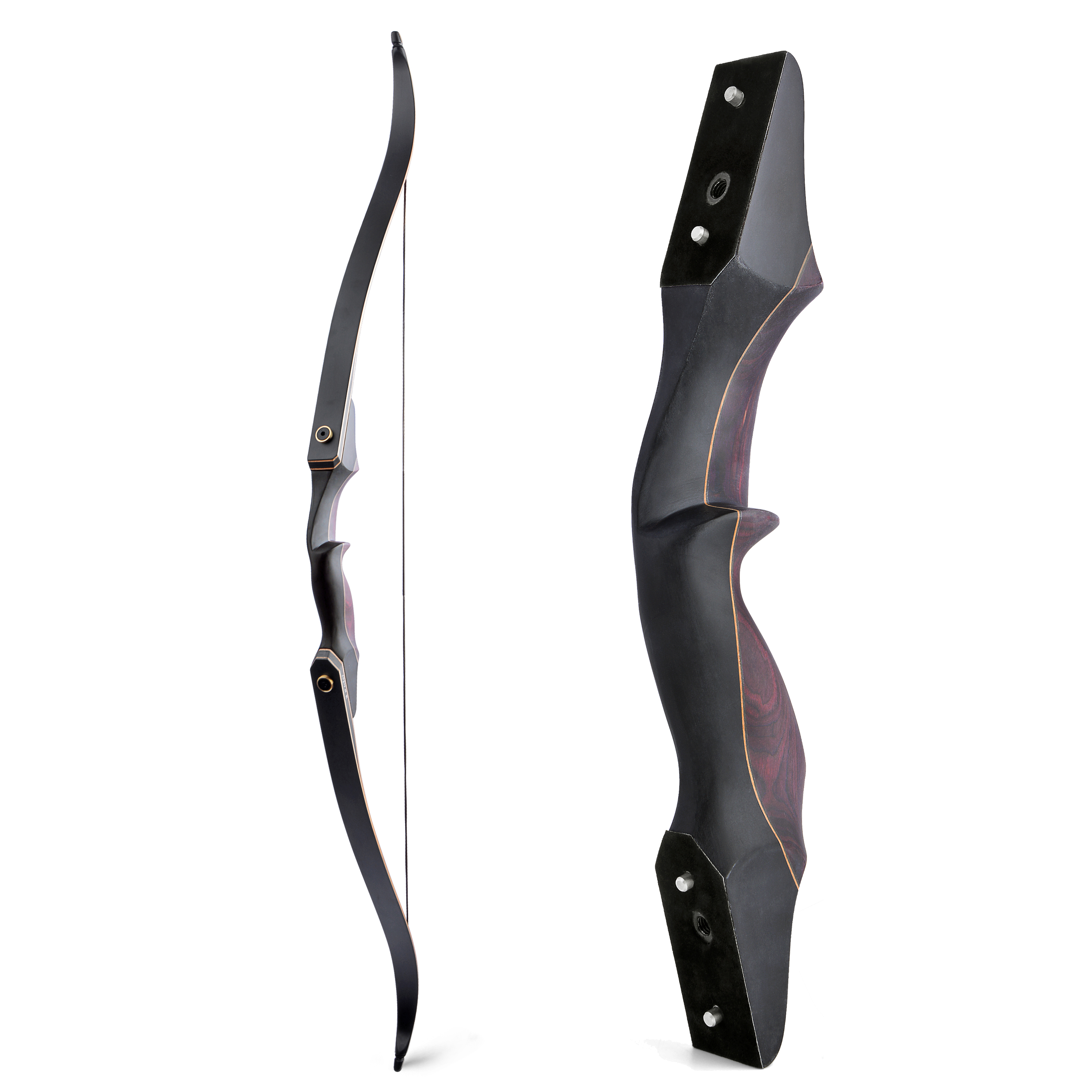 60'' Traditional Takedown Recurve Bow 40-60lbs Archery Hunting