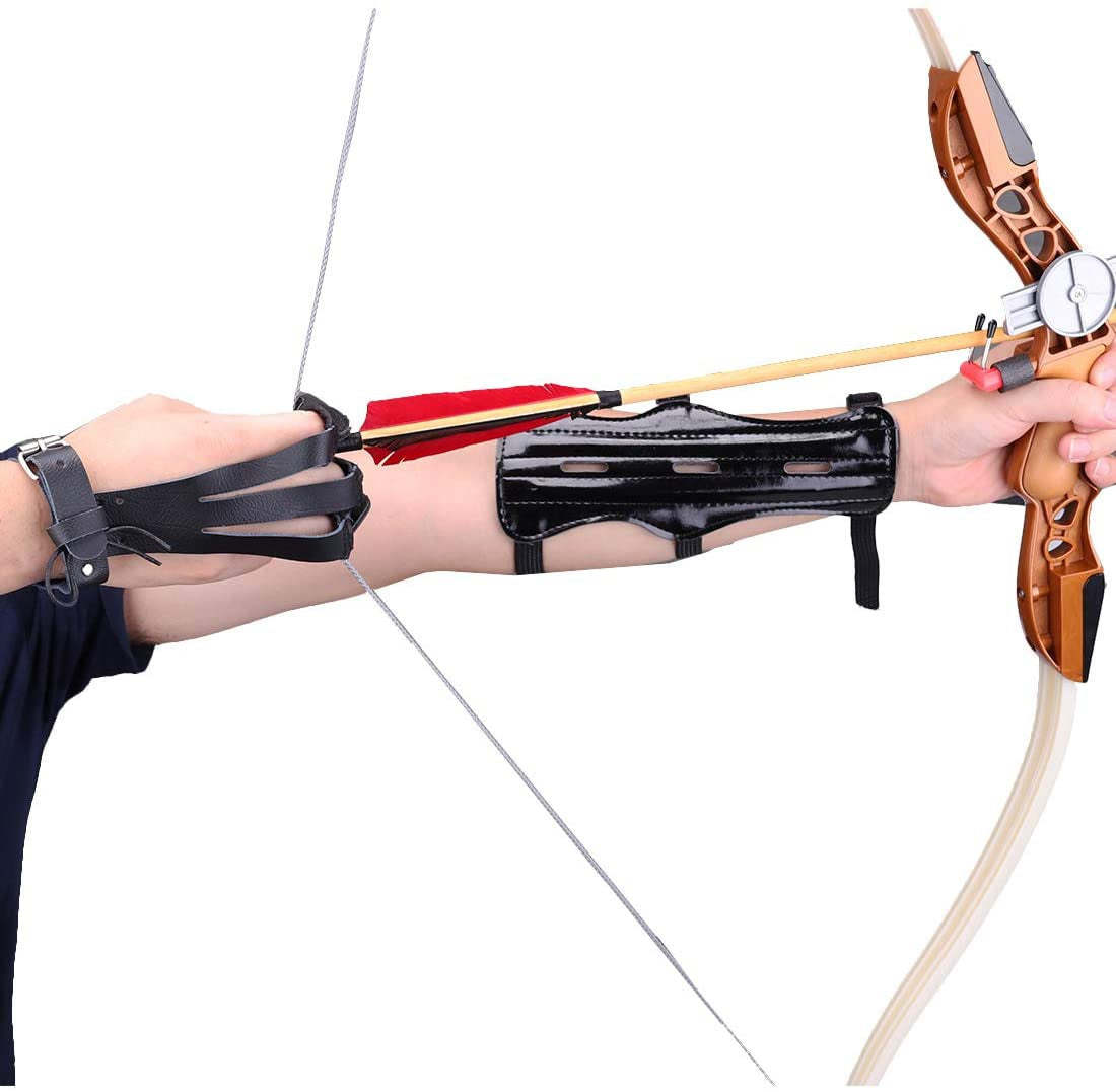 🎯Archery Arm Guard + 3 Finger Glove Protective-AMEYXGS Archery