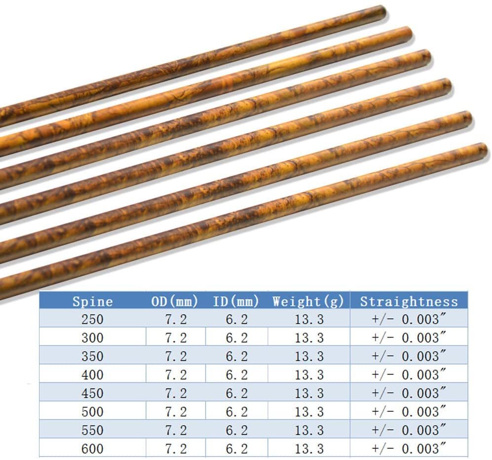 🎯Archery Shooting Practice Pure Carbon Arrow Shaft-AMEYXGS Archery