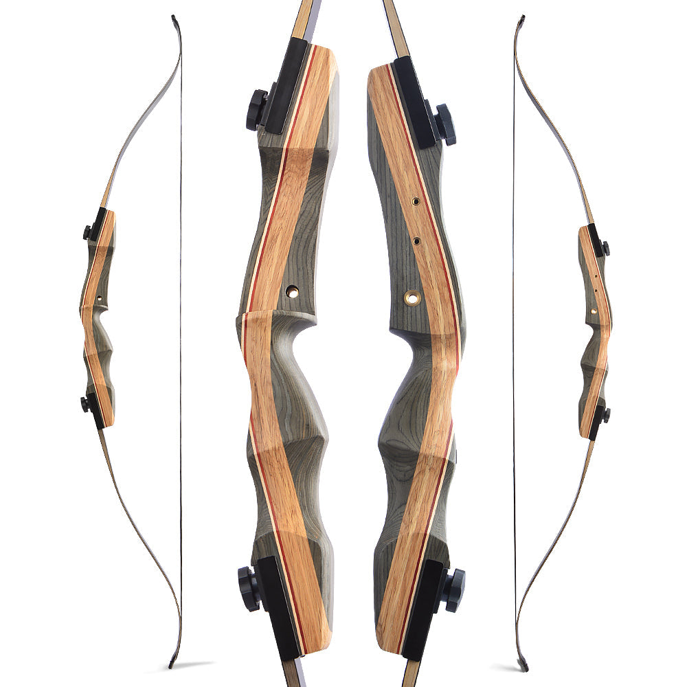 🎯62'' Recurve Bow for Outdoor Hunting, 30-50lbs America Hunting Bow-AMEYXGS Archery