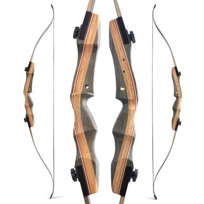 🎯62'' Recurve Bow for Outdoor Hunting, 30-50lbs America Hunting Bow-AMEYXGS Archery