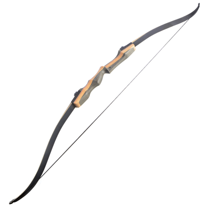 62-Inch Takedown Recurve Bow (50 lbs) with Tech Wood Riser