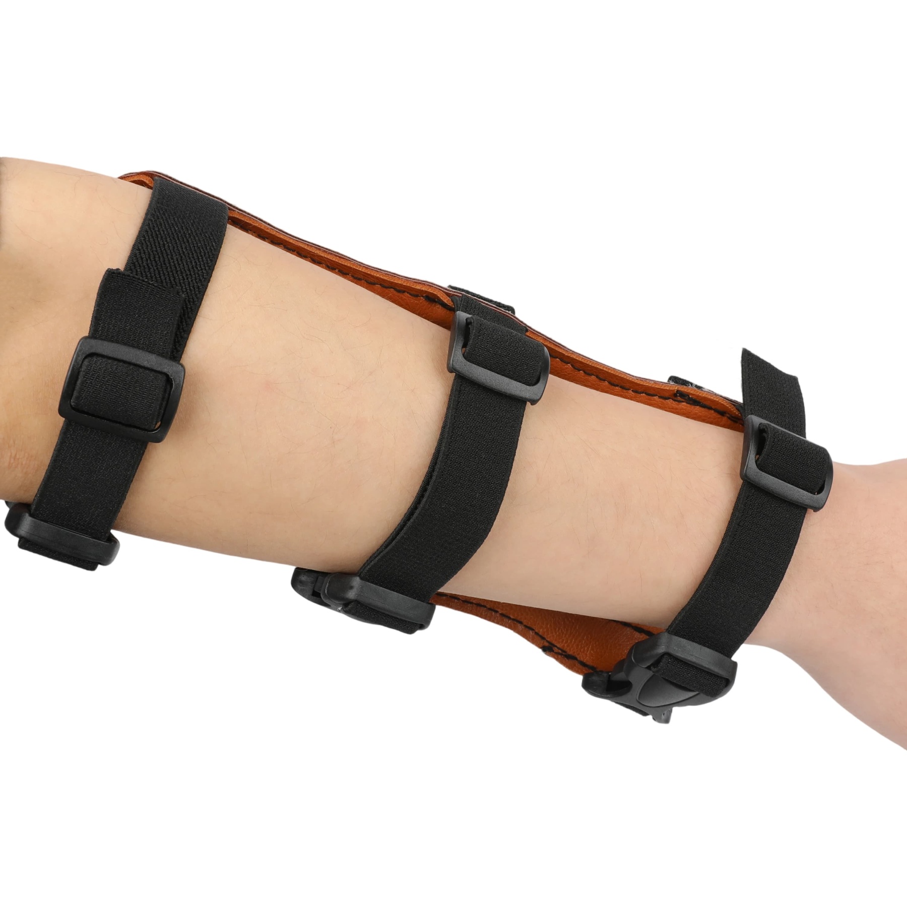 Archery Arm Quiver with 3-Strap Adjustable Arm Guard