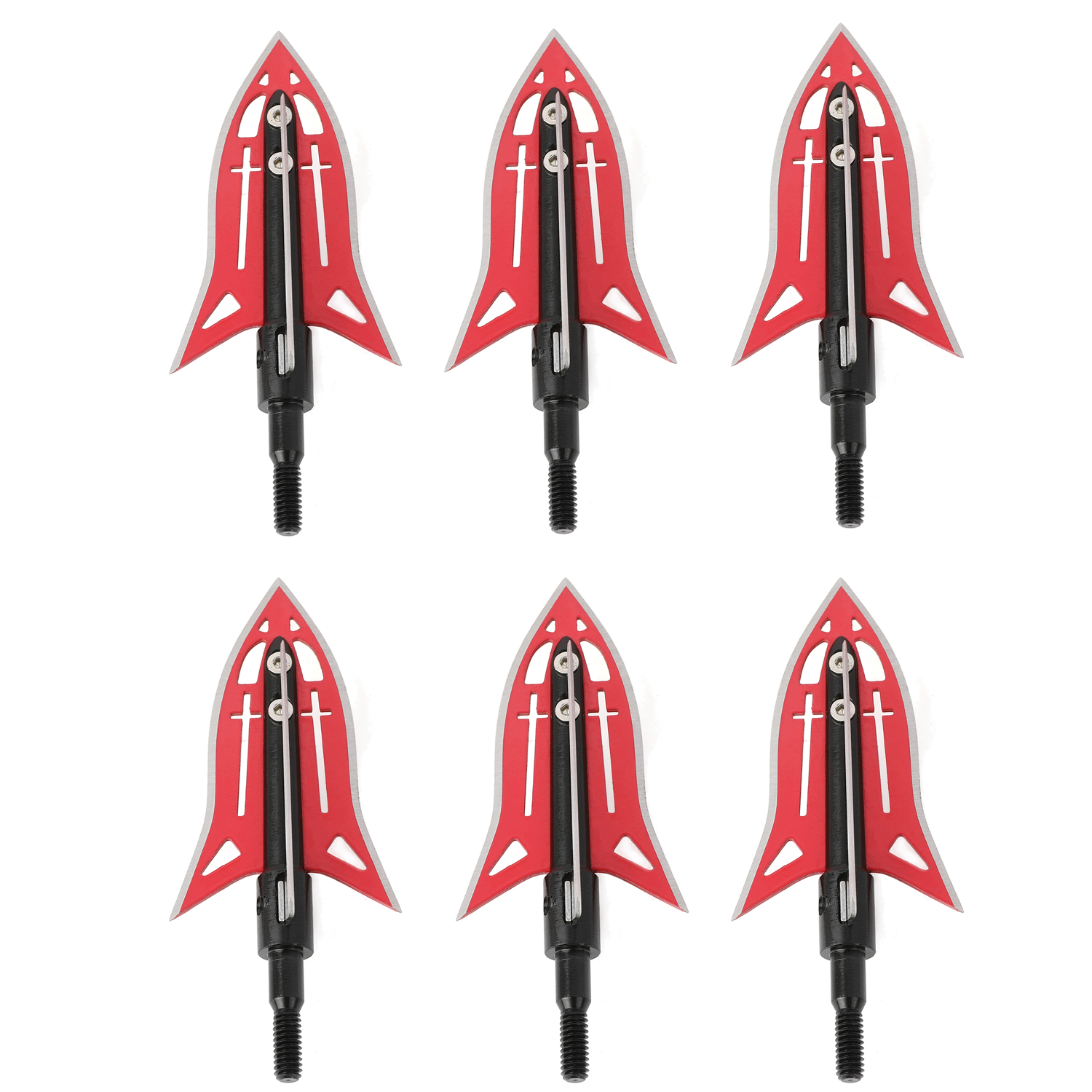 4 Blade Archery Tip 190 grain Broadheads  For Crossbow Hunting