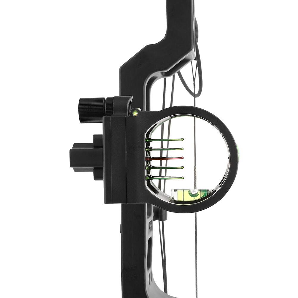 🎯Compound Bow Sight 5 Pin  0.019" Micro