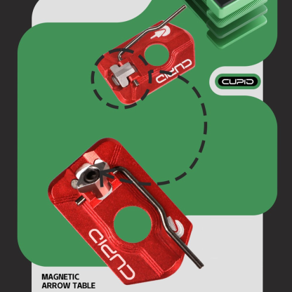 Recurve Bow Magnetic Arrow Rest Lightweight Self-Adhesive