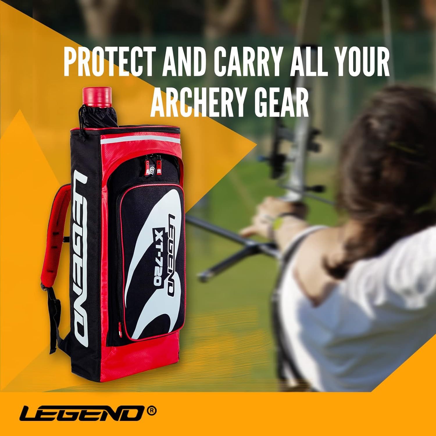 🎯Legend XT720 Takedown Recurve Bow Bag for Archery Target Backpack-AMEYXGS Archery