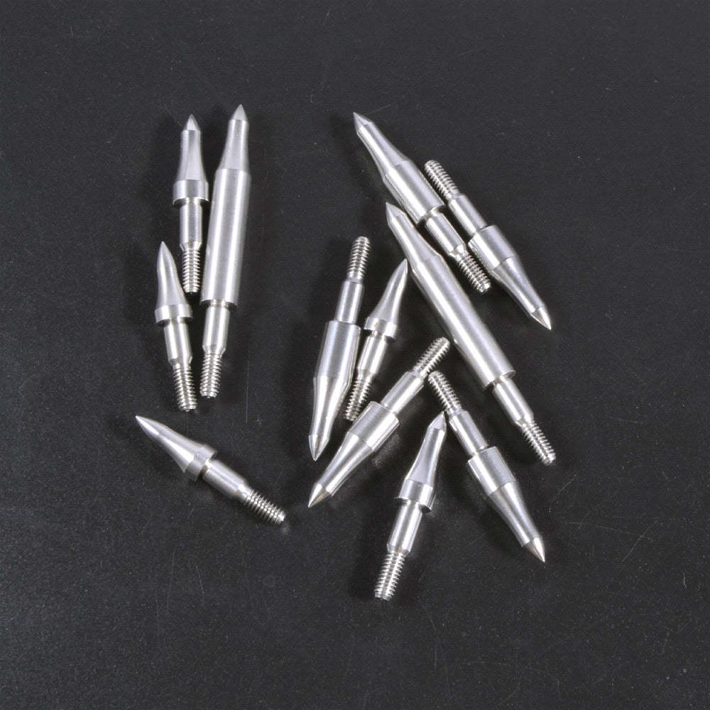🎯Archery Pure Steel Broadheads 75-300grain Arrowheads Points-AMEYXGS Archery