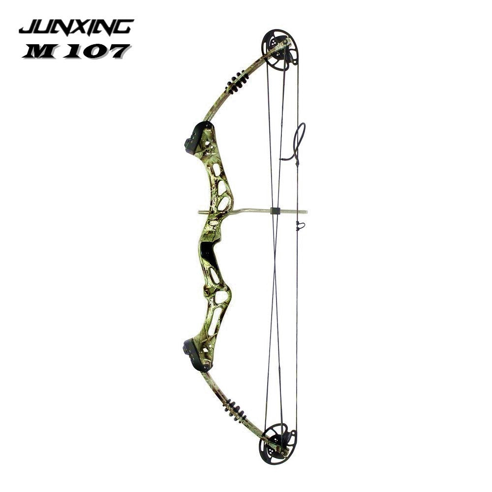 🎯Archery Compound Bow Junxing M107 Adjustable Poundage (35 -55 lbs)-AMEYXGS Archery