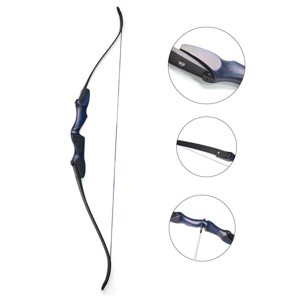 🎯ILF Takedown Wooden Recurve Bow 30-60Ibs-AMEYXGS Archery