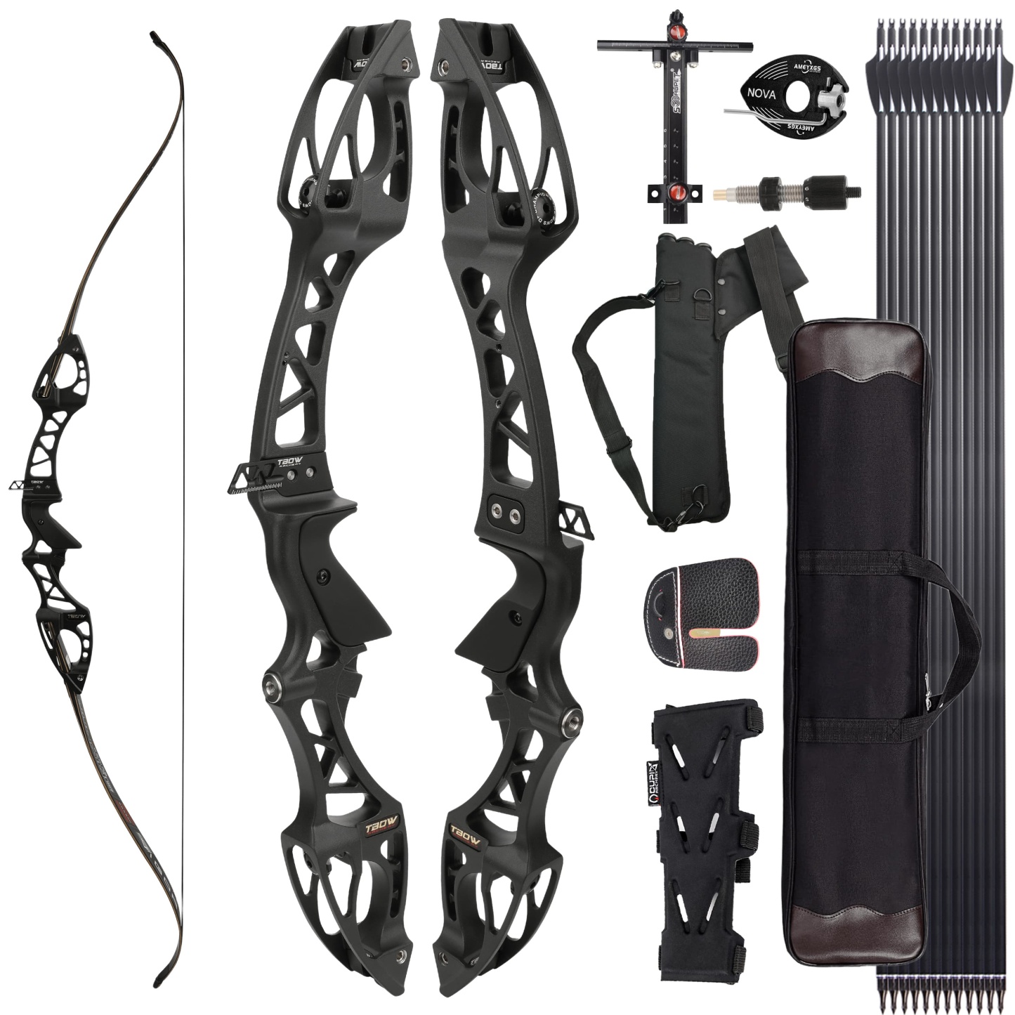 Junxing H8 Competitive Olympic Recurve Bow Kit 20-40 lbs