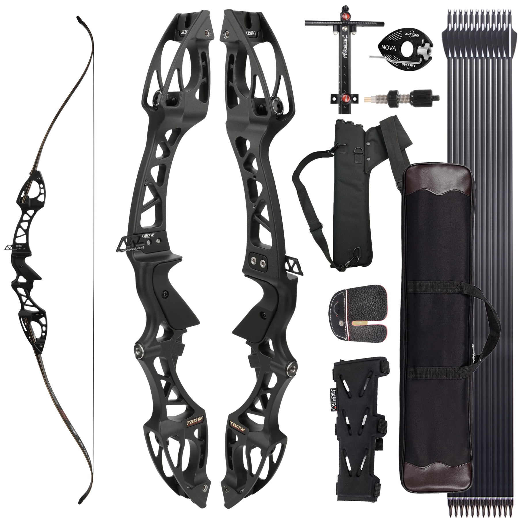 Junxing H8 Competitive Olympic Recurve Bow Kit 20-40 lbs