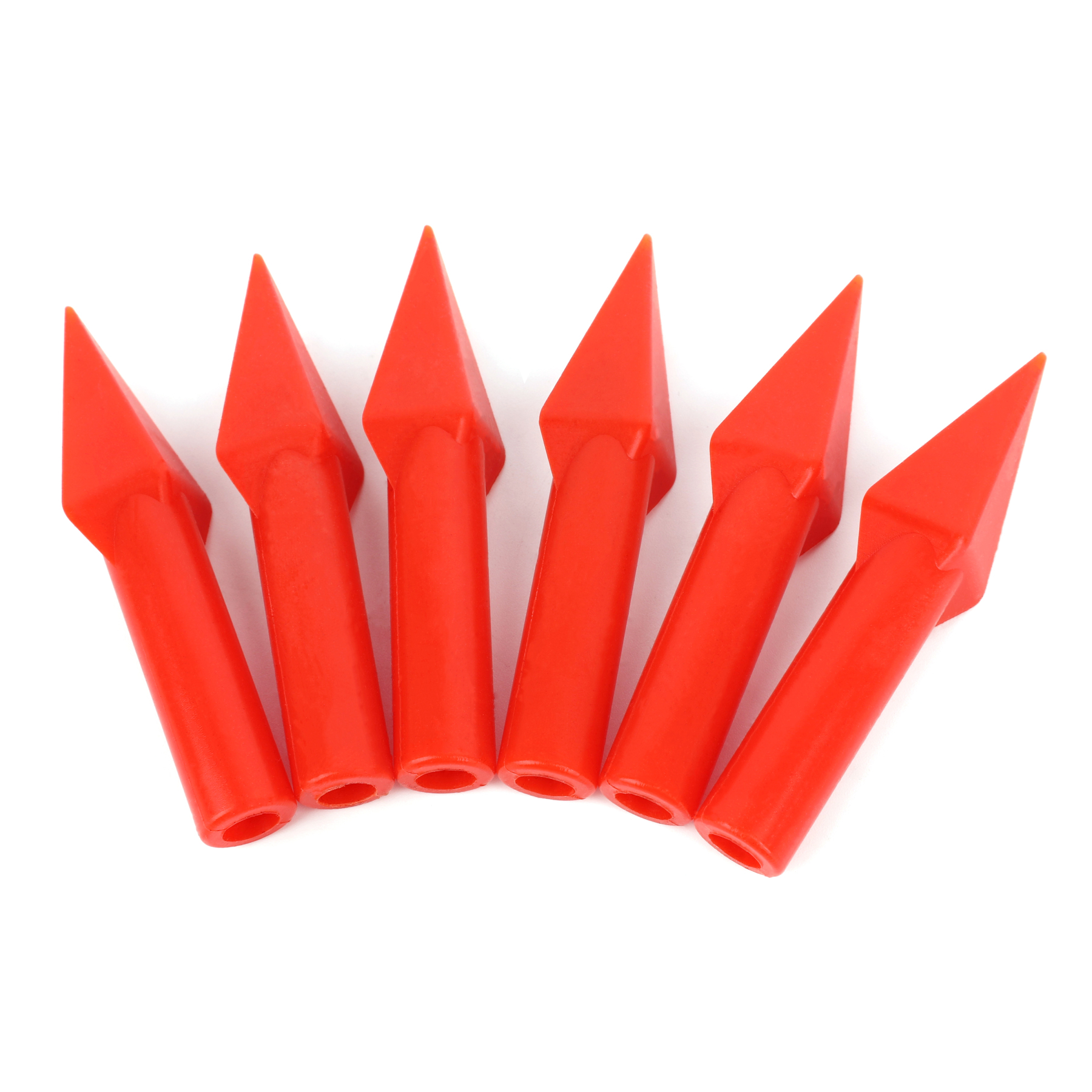 Rubber Arrowhead 8mm Glue On Target Arrow Point