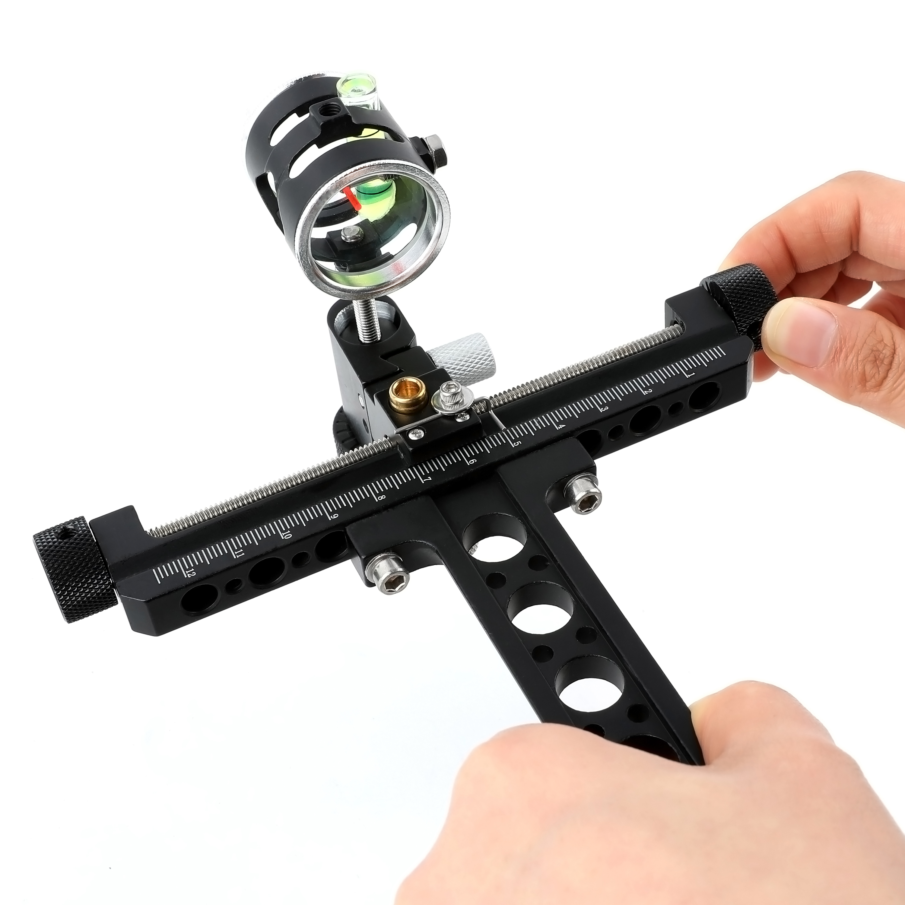 TOPPOINT TP8510 Compound Bow Sight CNC Aluminum 0.059" Fiber Optic