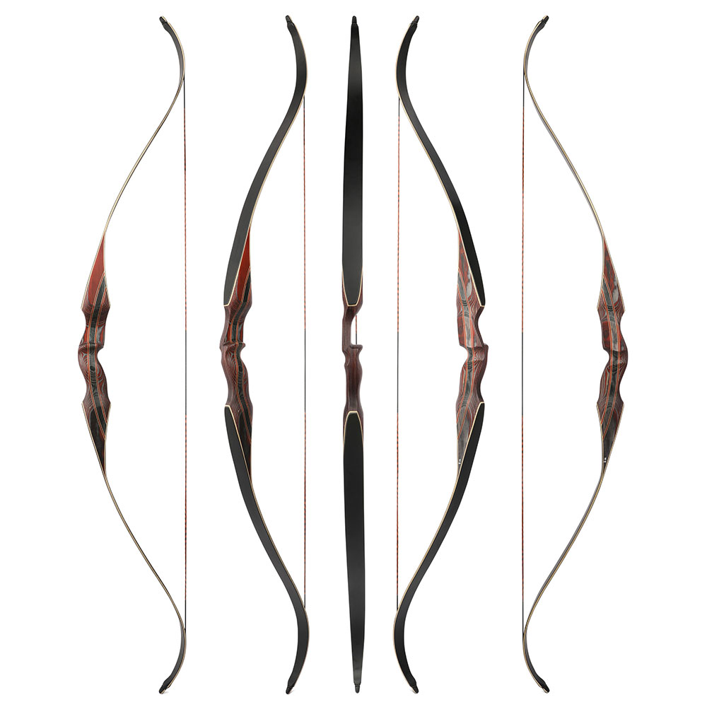Archery 30-60 Lbs Traditional Bow 64" Hunting Longbow