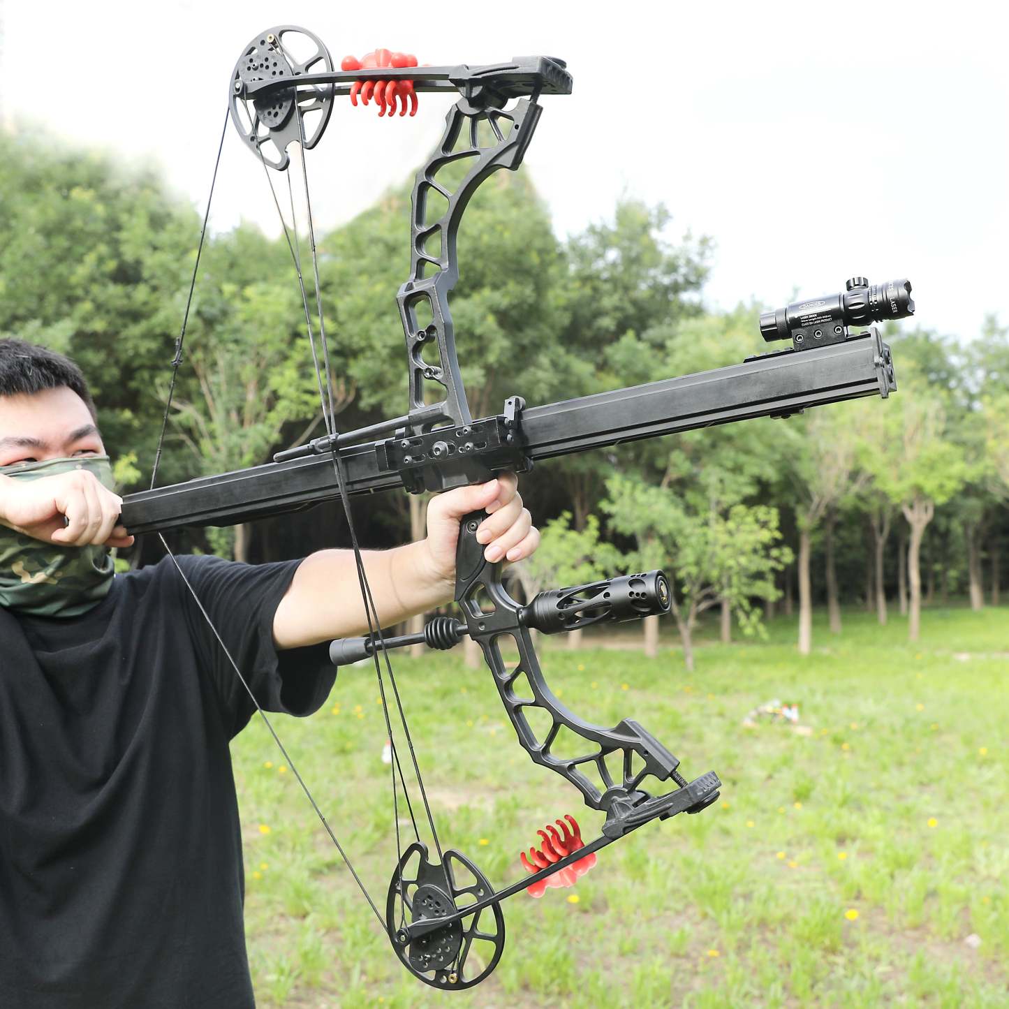 🎯Archery Shooter Launcher Repeating Compound Bow 6 arrow Rapid-AMEYXGS Archery