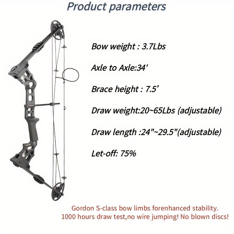 JUNXING Dragon X8 Compound Bow Hunting Bow 20-70 lbs