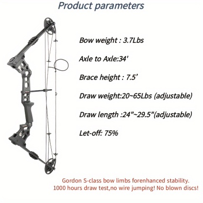 JUNXING Dragon X8 Compound Bow Hunting Bow 20-70 lbs