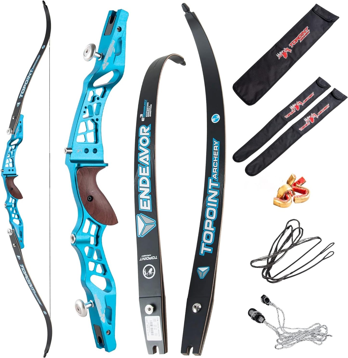 🎯TOPOINT Archery Unison Endeavor 62" Recurve Bow for Competition Target-AMEYXGS Archery