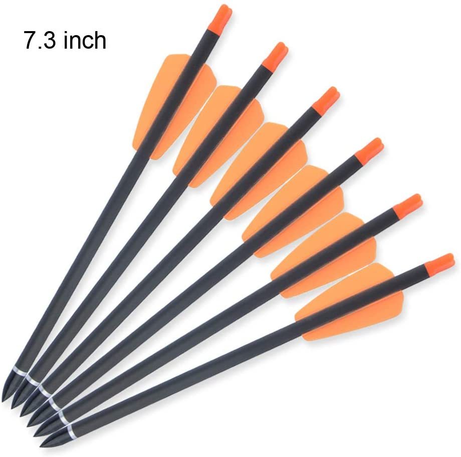 🎯Spine 350 Crossbow 100% Pure Carbon Arrow for Archery Hunting Outdoor-AMEYXGS Archery