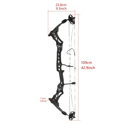 JUNXING M108 Compound Bow and Arrows Kit for Target & Hunting