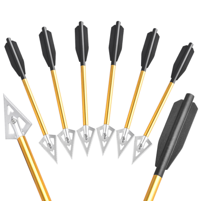 12pcs Aluminum Crossbow Bolts Arrows
