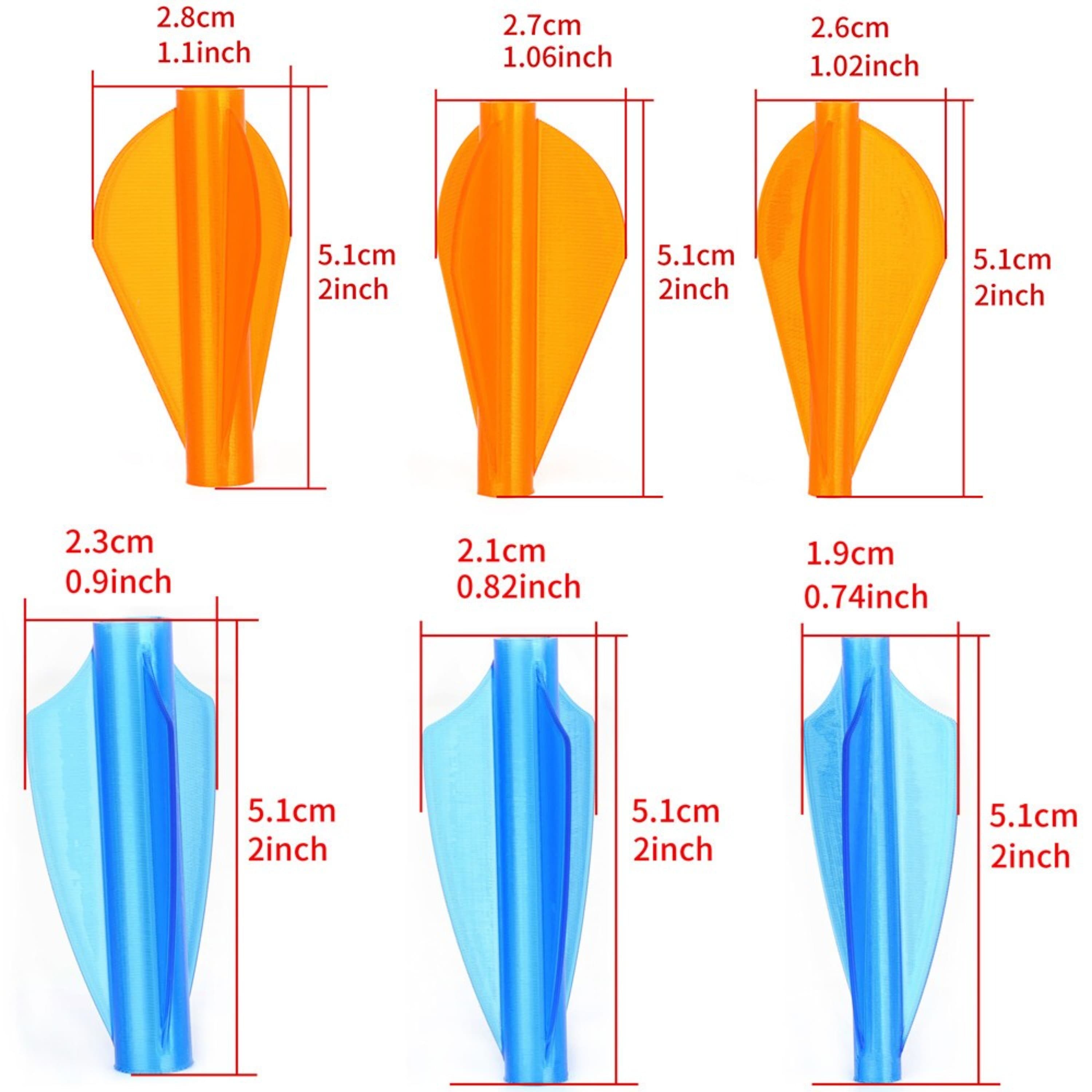 Arrow Vanes One-Piece 1.75 Inch Hunting Archery Feather Fletching