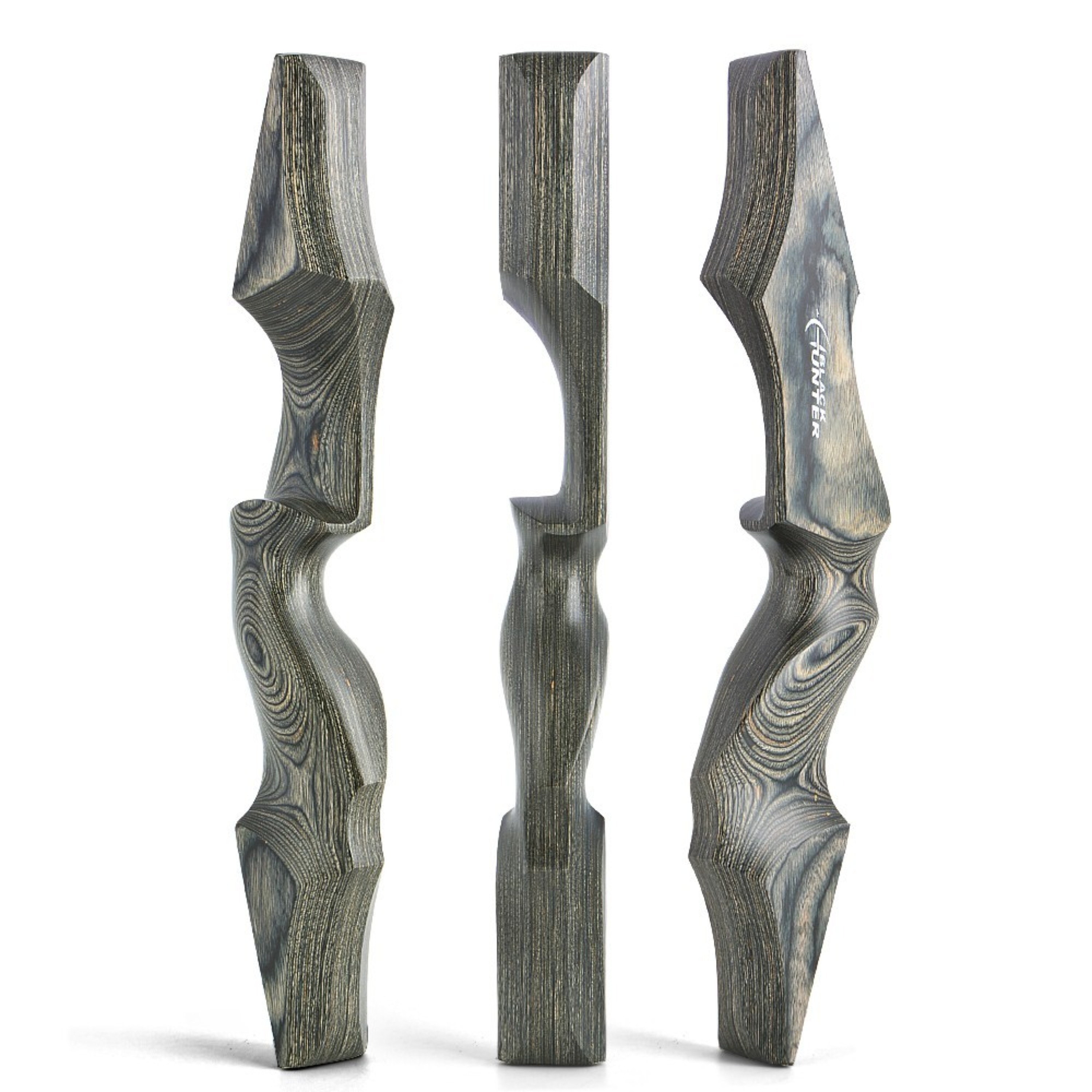 Black Hunter Wooden Recurve Takedown Bow for Adults