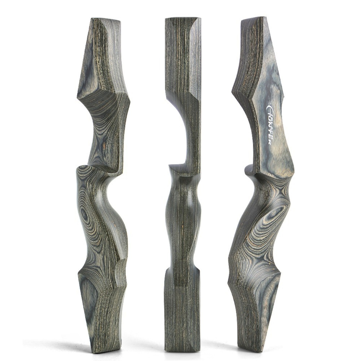 Black Hunter Wooden Recurve Takedown Bow for Adults