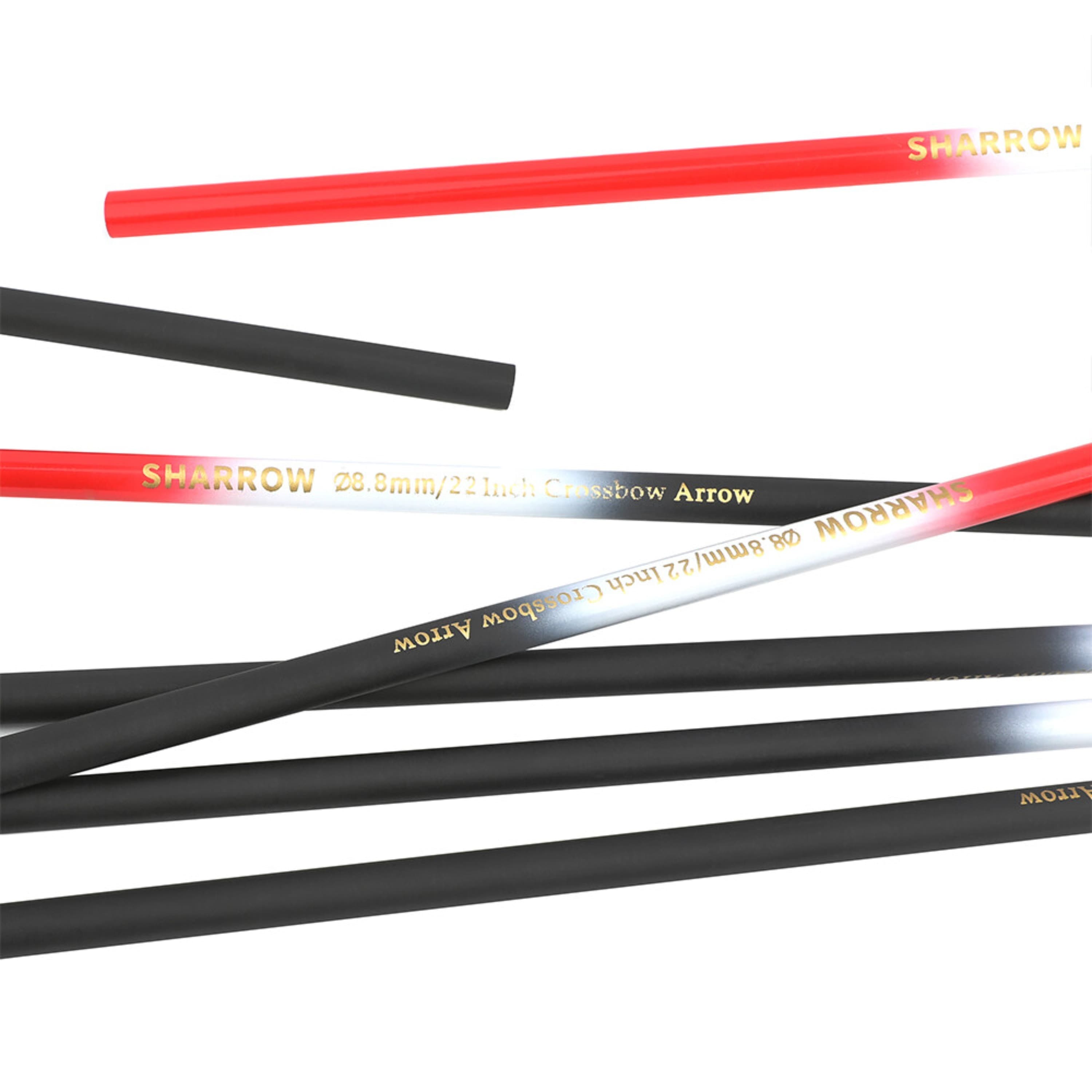 Crossbow Bolts Carbon Hunting Arrows Shaft (12 Pack)